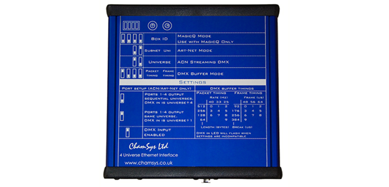 ChamSys MagicQ SnakeSys B4 - Four Port Ethernet Interface